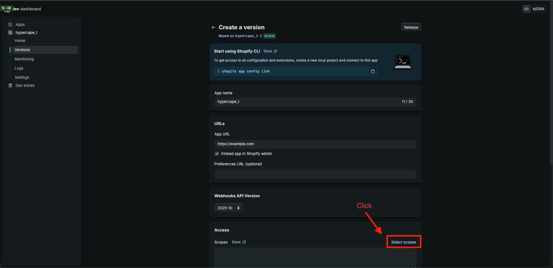 Configure API Scopes